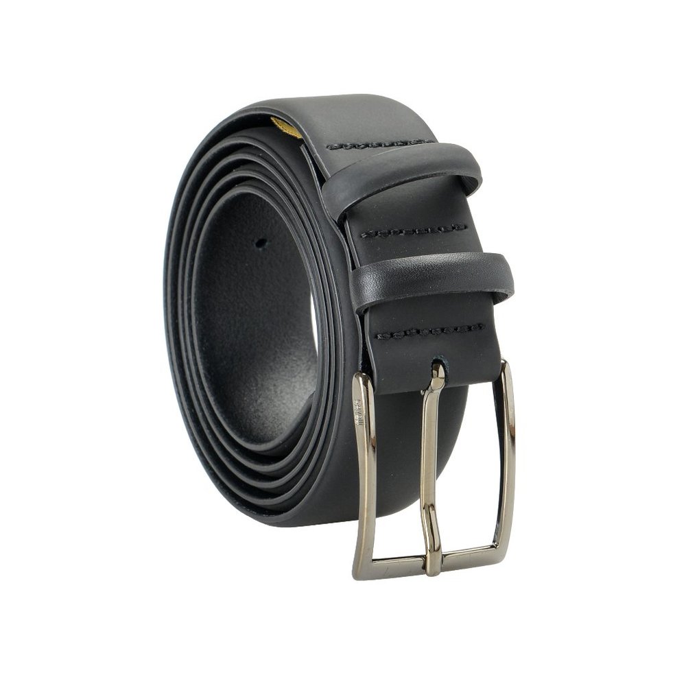 Cavalli Class Men's Black 100% Leather Buckle Decorated Belt
